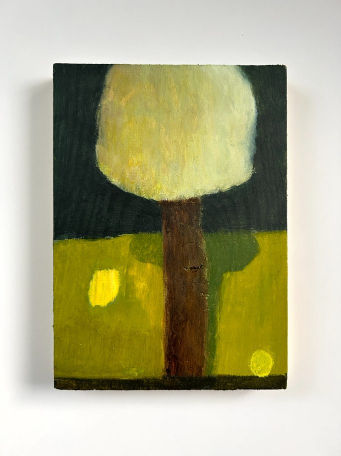 A Tree, 2026, 20cm x 14.5cm, acrylic on panel